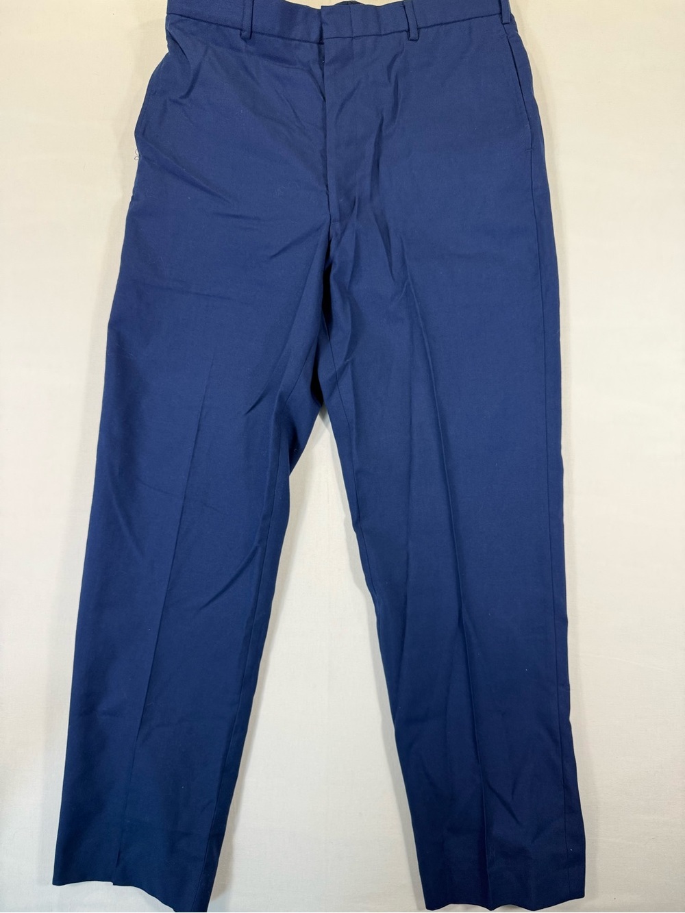 Men's Tailored Dress Pants in Deep Blue